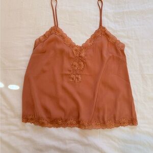 Lace Trimmed Camisole Top